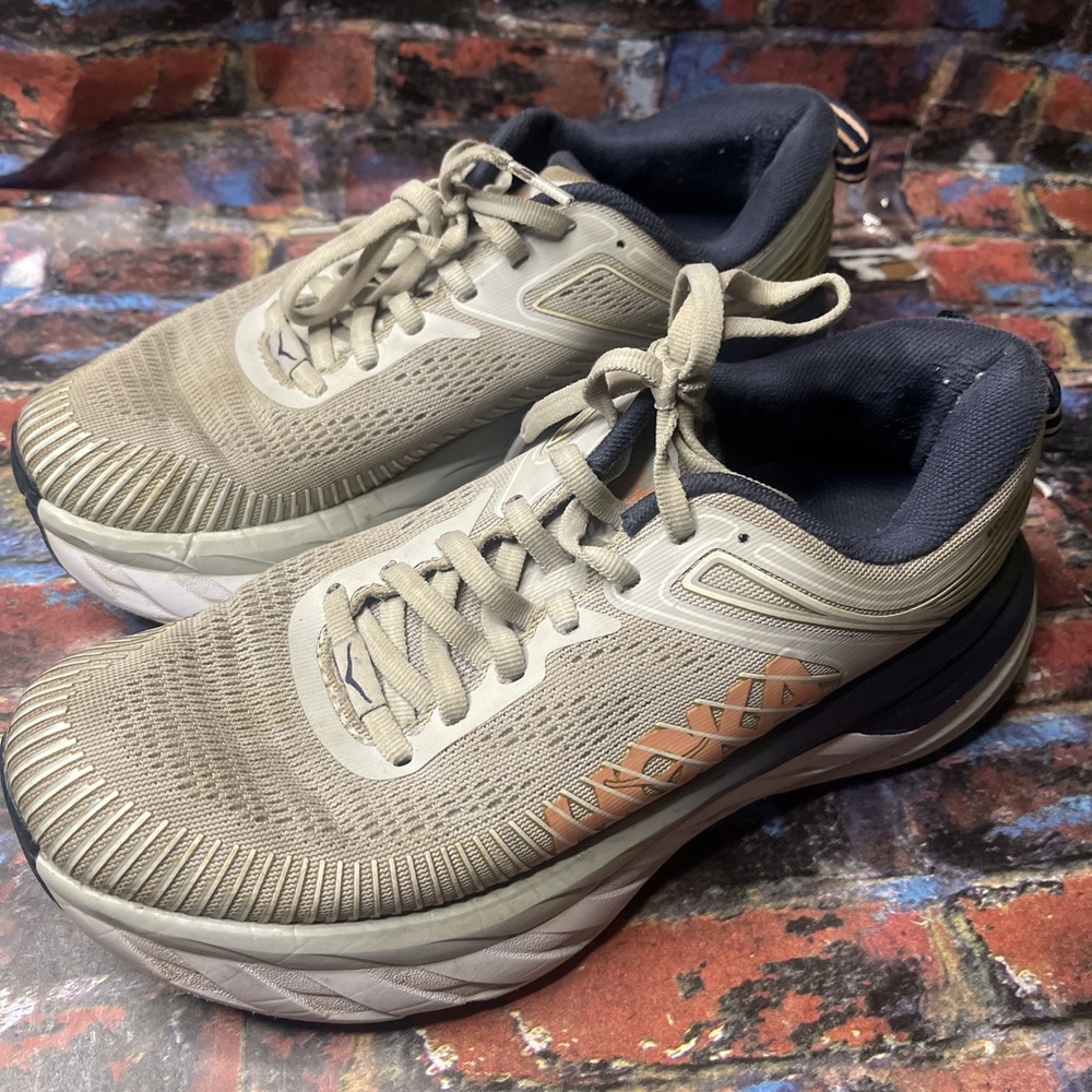 Size 6.5 - Hoka One One HOKA Bondi 7 Lunar Rock Black Iris W